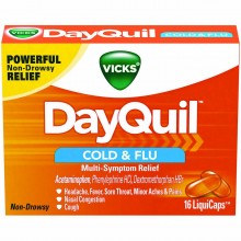 DAYQUIL COLD & FLU LIQUICAPS 16 CT