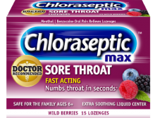 CHLORASEPTIC MAX WILD BERRIES LOZ 15 CT