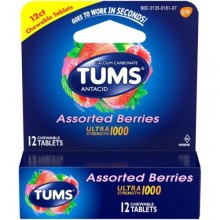 TUMS ULT. ASST BERRIES CARDED 12 CT