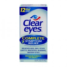 CLEAR EYES COMPLETE DROPS O.5OZ | EXP. 1/25