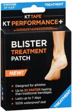 KT BLISTER TREATMENT PATCH 6 CT.