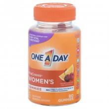 ONE A DAY WOMEN'S VITACRAVES MULTIGUMMIES 80 CT | EXP. 6/24