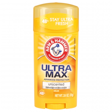 ARM & HAMMER ULTRA MAX ANTI PERSPIRANT INVISIBLE SOLID UNSCENTED 2.6 OZ