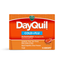 DAYQUIL COLD & FLU LIQUICAPS 8 CT | EXP. 12/25