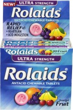 ROLAIDS U/S ANTACID ROLL FRUIT CHEWS 12/10 CT