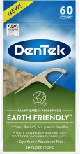 DENTEK EARTH FRIENDLY FLOSS PICKS 60 CT