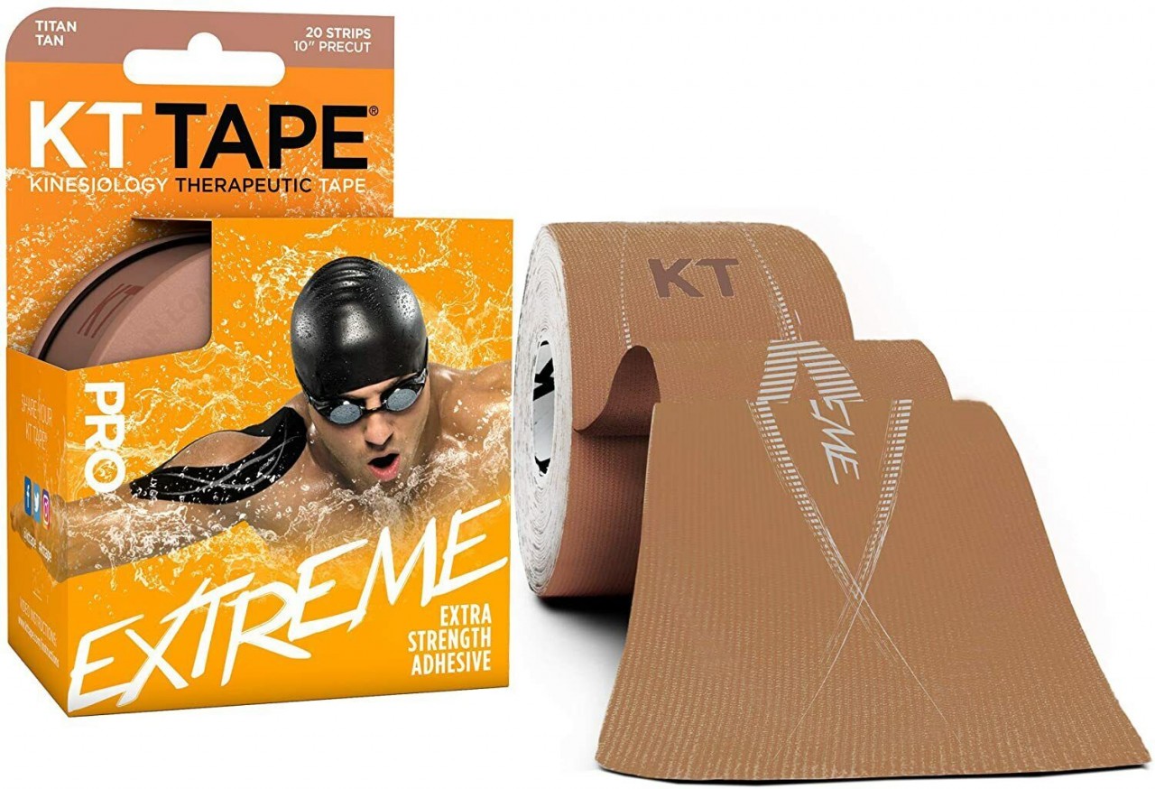 Kinesiology Pro Tape Strips (20 Pre-cut Roll, 10 x 2, Flex