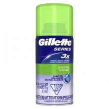 GILLETTE SERIES SHAVE GEL SENSITIVE 2.5 OZ